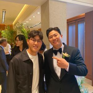 결혼식 빵훈 강인 투샷 🫢